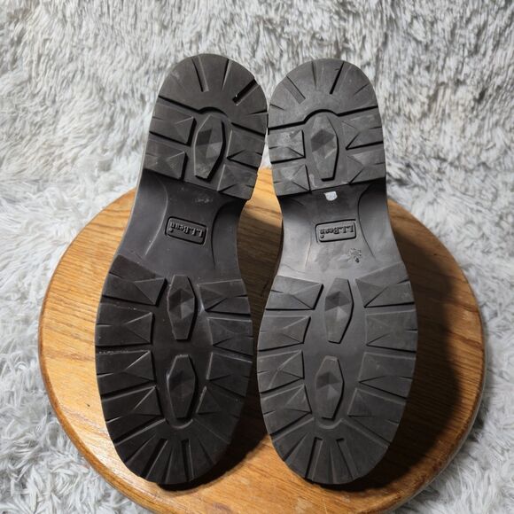 LL Bean Chelsea Ankle Boots Womens Size 7M Classic Brown Leather Brazil Made - Picture 3 of 9